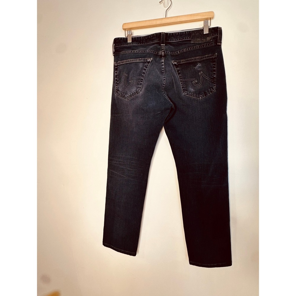 AG Adriano Goldschmied The Everett Slim Straight Mens 34X28 Dark Wash 360 Jeans - Picture 4 of 12